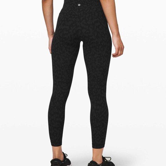 Lululemon Align Pant 25" Formation Camo Deep Coal Multi Size 4, New - Picture 2 of 4